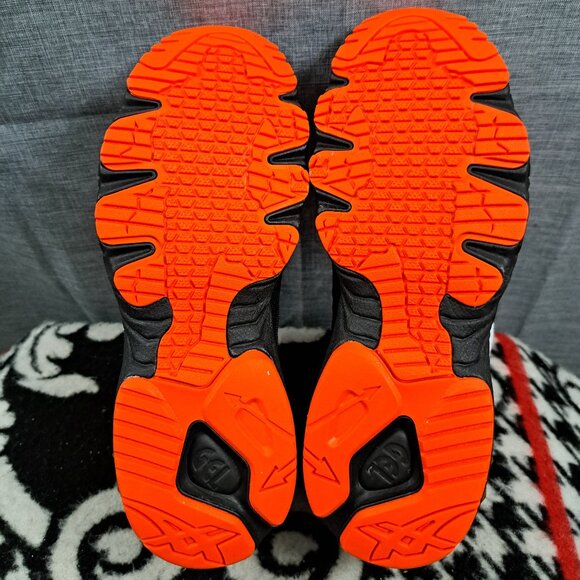 Size 8 Men Asics Tiger Gel-Mai Happy Chaos White/Orange Brand New - Picture 6 of 10